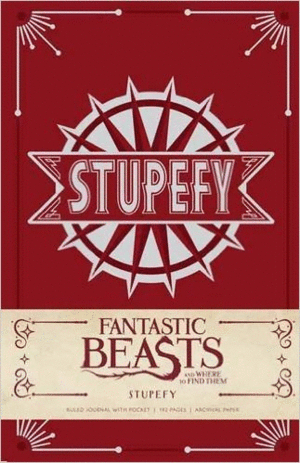 Fantastic Beasts and Where to Find Them Stupefy: libreta rayada