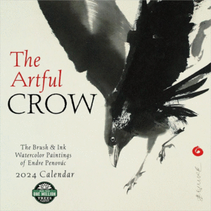 Artful Crow: calendario de pared 2024