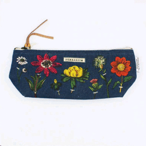 Herbarium, mini pouch: bolsa de tela