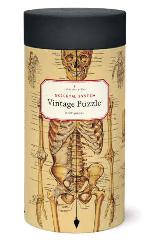 Skeletal System, Vintage Puzzle: rompecabezas 1000 piezas