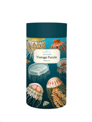 Jellyfish, Vintage Puzzle: rompecabezas 1000 piezas