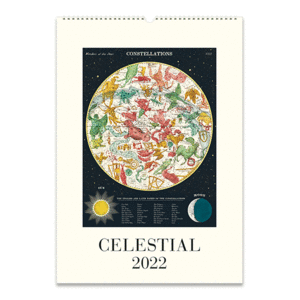 Celestial: calendario de pared 2022