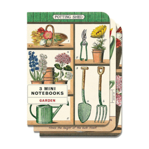 Gardening: set de 3 mini libretas