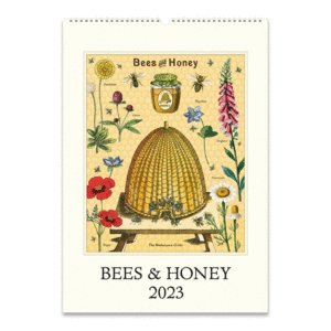 Bees & Honey: calendario de pared 2023