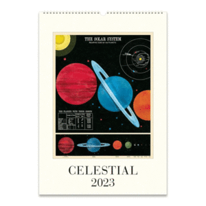 Celestial: calendario de pared 2023