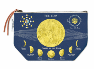 Moon Chart, Pouch: bolsa de tela