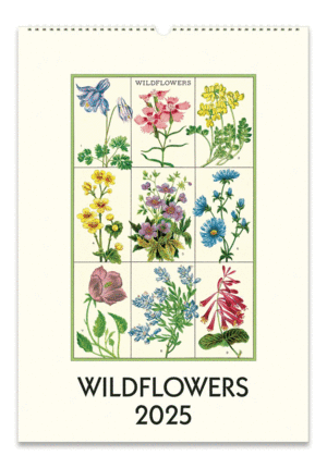 Wildflowers: calendario de pared 2025