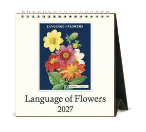 Language of Flowers: calendario de escritorio 2027