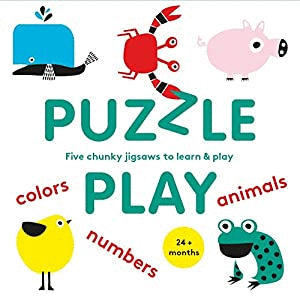 Puzzle Play, Five Chunky Jigsaw To Learn & Play: rompecabezas