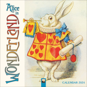 Alice In Wonderland: calendario de pared 2024