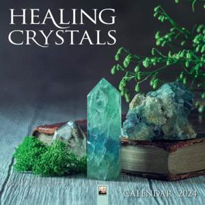 Healing Crystals: calendario de pared 2024