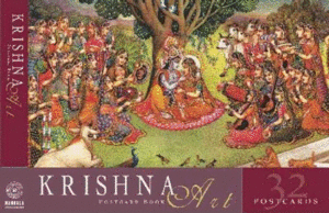 Krishna Art Postcard Book