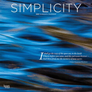 Simplicity: calendario de pared 2023