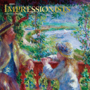 Impressionists: calendario de pared 2023