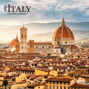 Italy, 16 Month: calendario de pared mini 2024