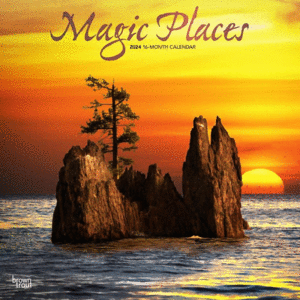 Magic Places, 16 Month: calendario de pared 2024