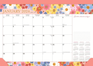 Bonnie Marcus, Desk Pad: planificador mensual de escritorio 2024