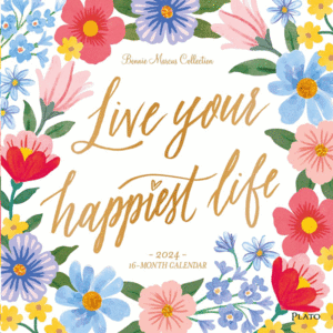Bonnie Marcus, Love You Happiest Life, 16 Month: calendario de pared 2024