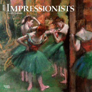 Impressionists, 16 Month: calendario de pared 2025