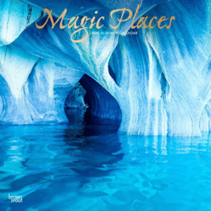 Magic Places, 16 Month: calendario de pared 2025