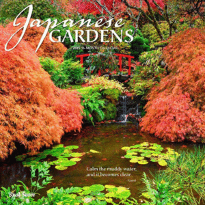 Japanese Gardens, 16 Month: calendario de pared 2025