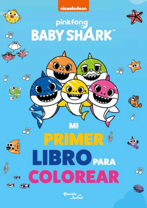 Baby Shark, Mi primer libro para colorear