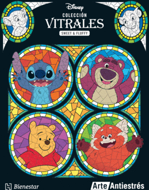 Arte antiestrés: Vitrales Sweet & Fluffy