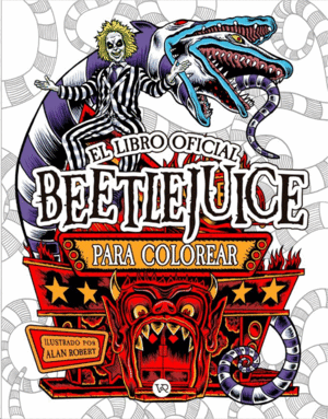 Beetlejuice libro oficial para colorear