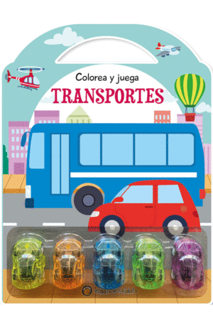 Colorea y juega: Transportes