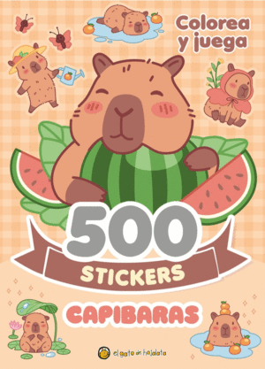 500 stickers: capibaras
