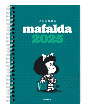 Mafalda, columnas, verde, anillada: agenda semanal 2025