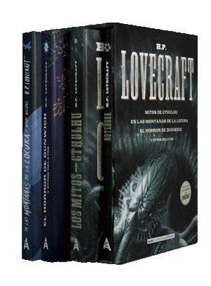 Estuche - H.P. Lovecraft: mejores títulos + notebook