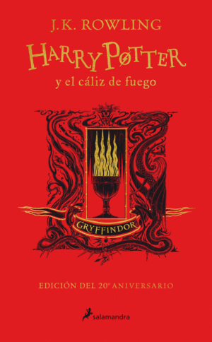 Harry Potter y el cáliz de fuego (Rojo Gryffindor)