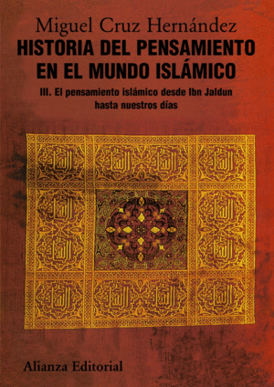 Historia del pensamiento en el mundo islámico. Tomo III