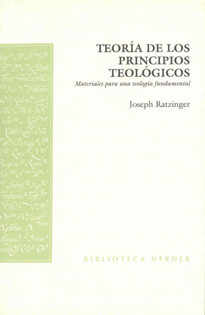 Teoria de los principios teologicos