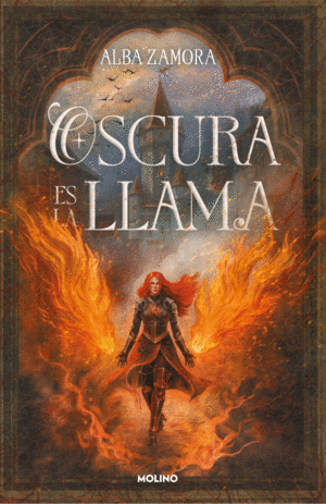 Oscura es la llama: edición limitada con cantos tintados