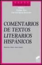 Comentarios de textos literarios hispani