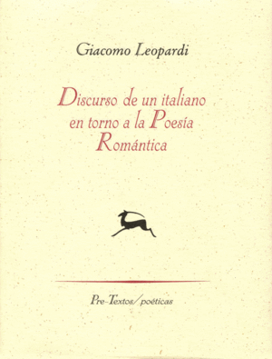 Discurso de un italiano en torno a la poesía romántica