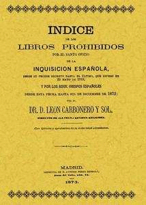 Índice de los libros prohibidos de la Inquisición