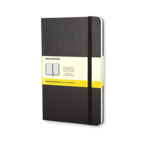 Moleskine Classic, Black, Large, Squared, Hardcover: libreta