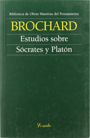 Estudios sobre Sócrates y Platón