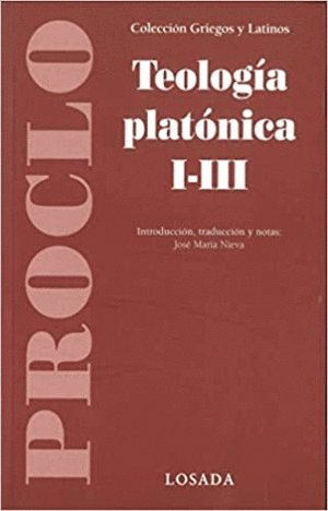 Teología platónica I-III