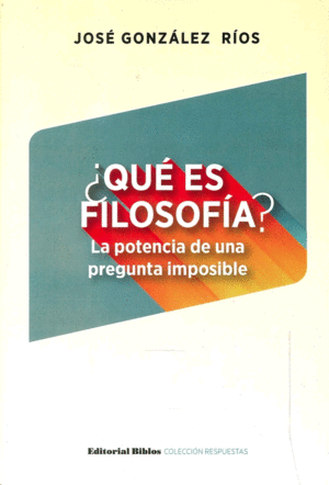 ¿Qué es filosofía?