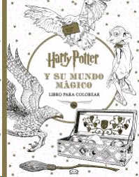 Harry Potter y su mundo mágico: Libro para colorear