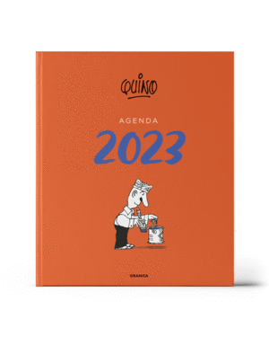 Quino, naranja, encuadernada: agenda semanal 2023
