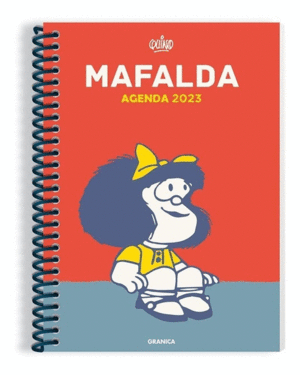 Mafalda, columnas, azul, anillada: agenda semanal 2023