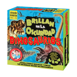 Brillan en la oscuridad dinosaurios (libro y kit)