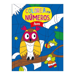 Colorea por números: Aves