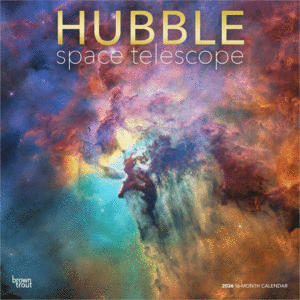 Hubble Space Telescope, 16 Month: calendario de pared 2026