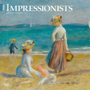 Impressionists, 16 Month: calendario de pared 2026
